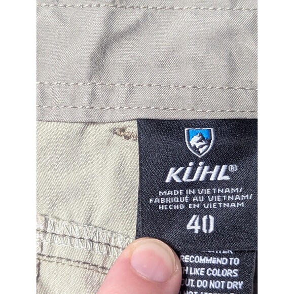 Kuhl Ramblr Shorts Mens Size 40 Green Vintage Patina Dyed Hiking 5125 - Picture 7 of 14